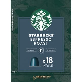 Café espresso intensidad 11 estuche 18 cápsulas cápsulas compatibles con máquinas Nespresso -