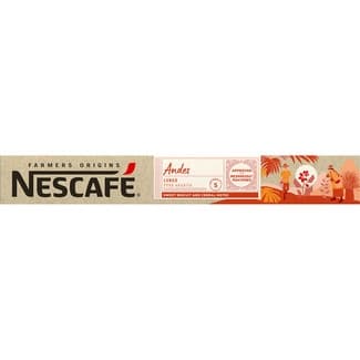 Café lungo pure arábica intensidad 5 Andes estuche 10 cápsulas -