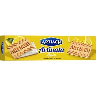 Galletas de barquillo rellenos de crema de limón paquete 210 g -