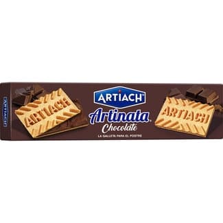 Galletas de barquillo rellenas de crema de chocolate paquete 210 g -