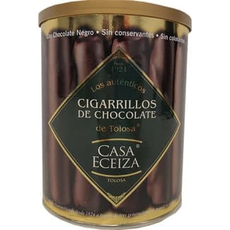 Cigarrillos de chocolate de Tolosa bote 200 g -