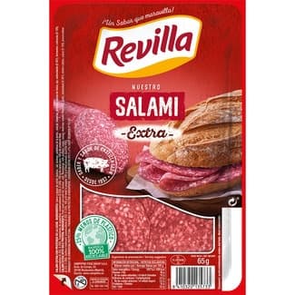 Salami extra en lonchas sin gluten envase 65 g -