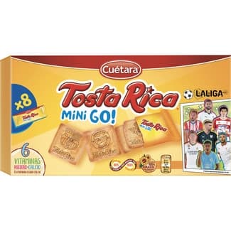 Mini Go galletas de desayuno caja 240 g 8 bolsitas individuales -