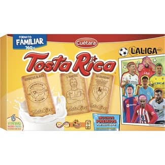 Galletas de desayuno con vitaminas hierro calcio y cereales caja 760 g -