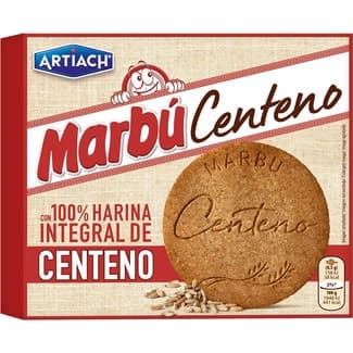 Galletas integrales de centeno con azúcar moreno estuche 380 g -