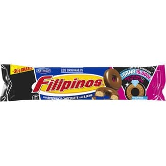Roscos de galleta de chocolate con leche paquete 128 g -