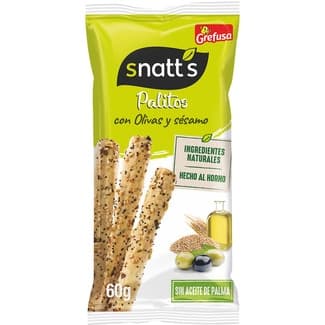 Palitos de cereales con olivas y sésamo bolsa 60 g -