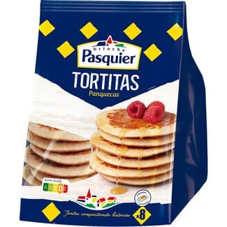 Tortitas panquecas 8 unidades envasadas de 2 en 2 bolsa 280 g -