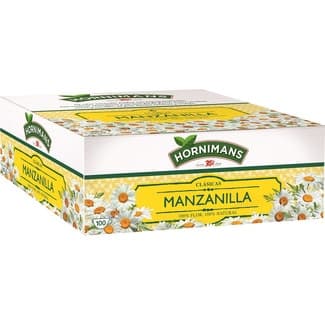 Infusión de manzanilla estuche 100 bolsitas -