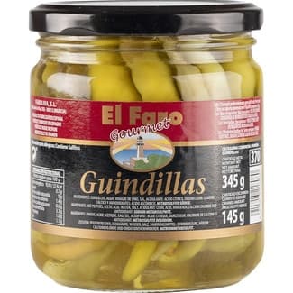 Guindillas frasco 130 g neto escurrido -