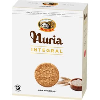 Nuria galletas integrales y naturales, sin aceite de palma estuche 470 g -