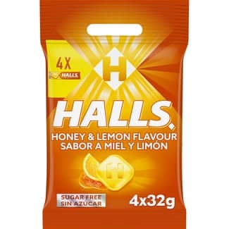 Caramelos miel y limón pack 4 envases 32 g -