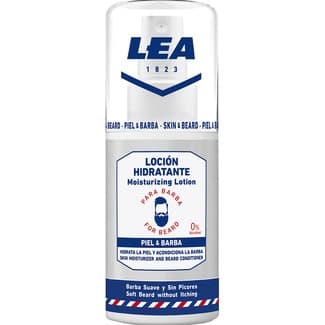 Loción hidratante 0% alcohol spray 75 ml para piel y barba -