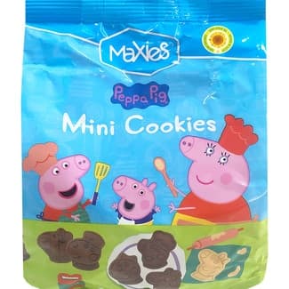 Peppa pig mini cookies de chocolate paquete 250 g -