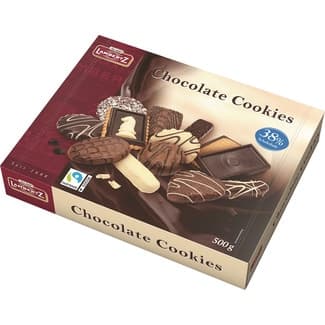 Cookies galletas surtidas con chocolate estuche 500 g -