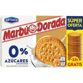 Galletas de desayuno doradas al horno 0% azúcares añadidos estuche 400 g -