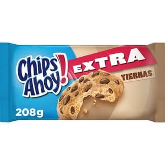 Extra Tiernas galletas con pepitas de chocolate paquete 208 g -