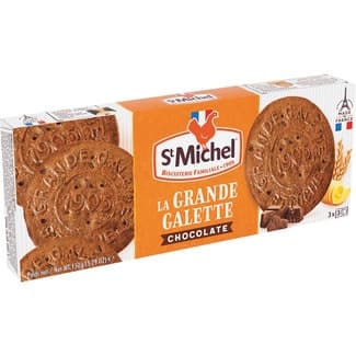 Galletas de mantequilla grandes con chocolate estuche 150 g -
