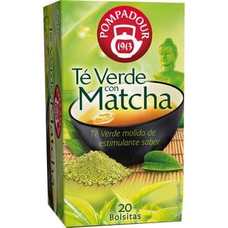 Té verde con matcha estuche 20 bolsitas -