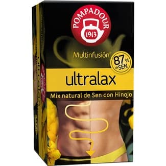 Multinfusión Ultralax mix natural de sen con hinojo estuche 20 bolsitas -