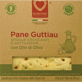 Pan sardo Guttiau con aceite de oliva estuche 250 g -
