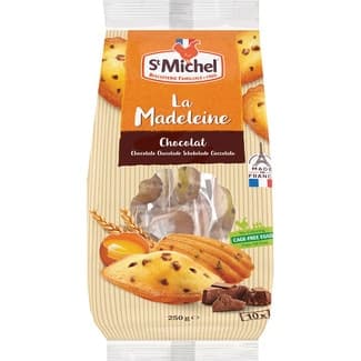 Magdalenas con pepitas de chocolate envasadas individualmente 10 unidades bolsa 250 g -