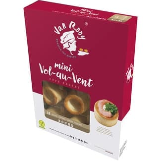 Volovanes mini 12 unidades estuche 72 g -