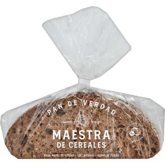 Pan de hogaza de masa madre con cereales bolsa 450 g -