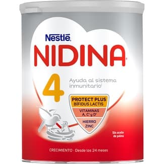 4 leche infantil crecimiento desde 24 meses sin aceite de palma lata 800 g -