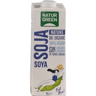 Bebida de soja ecológica sin azúcares añadidos envase 1 l -