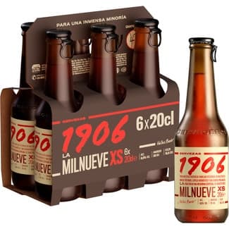 Cerveza rubia Reserva Especial pack 6 botellas 20 cl -