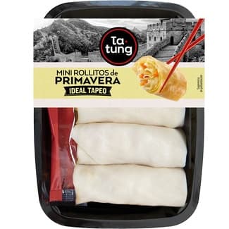 Mini rollitos de primavera + salsa agridulce envase 140 g -