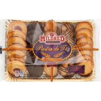 Pastas surtidas de té bandeja 350 g -