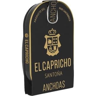 Filetes de anchoa Santoña en aceite de oliva virgen extra 14-16 piezas lata 58 g neto escurrido -