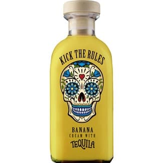 Licor de crema de plátano con tequila botella 70 cl -