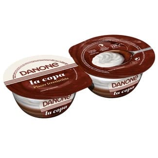 La Copa postre de chocolate con nata pack 2 unidades 110 g -