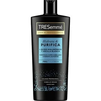 Champú Hidrata & Purifica con ácido hialurónico y arcilla blanca botella 685 ml para cabellos grasos -