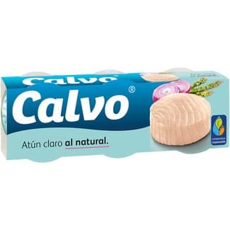 Atún claro al natural pack 3 latas 56 g neto escurrido -