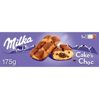 Bizcochitos rellenos de chocolate estuche 5 unidades envasadas individualmente -