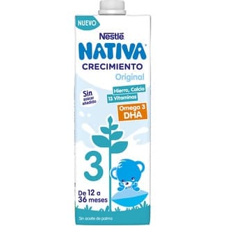 Crecimiento Original 3 preparado lácteo infantil de 12 a 36 meses brik 1 l sin azúcar añadido y sin aceite de palma -