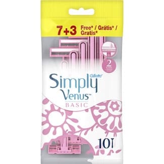 Maquinilla depilatoria desechable Basic bolsa 7 unidades -