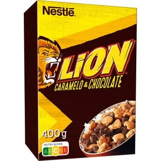 Cereales de desayuno integrales con caramelo y chocolate estuche 400 g -