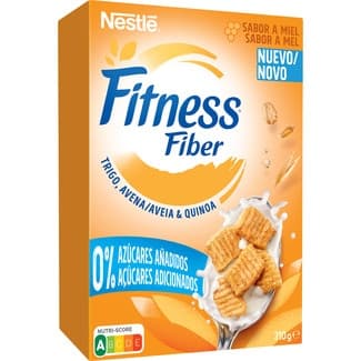 Fibra cereales de trigo, avena y quinoa sabor a miel 0% azúcares añadidos paquete 310 g -