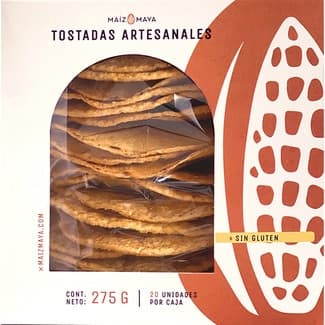 Tostadas mexicanas artesanales bolsa 275 g -