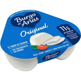 Queso fresco natural mini pack 3 x 72 g envase 216 g -
