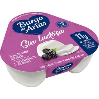 Queso fresco natural sin lactosa mini pack 3 x 72 g envase 216 g -