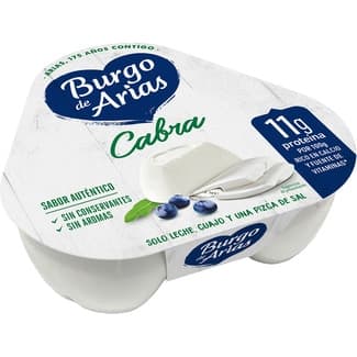 Queso fresco de cabra mini pack 3 x 70 g envase 210 g -