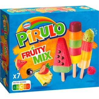 Fruity mix helado sabor frutas 7 unidades estuche 411 ml -