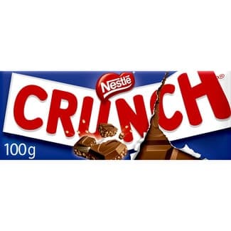 Chocolate con arroz inflado crujiente sin gluten tableta 100 g -