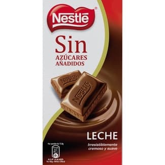 Chocolate con leche 0% azúcares añadidos tableta 115 g -